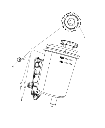 2010 Dodge Ram 5500 Power Steering Reservoir Diagram