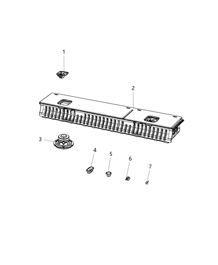 2020 Ram 2500 Rear Storage Compartment Diagram 2