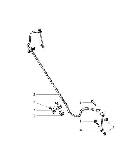 2008 Chrysler Pacifica Shaft-Rear Suspension Diagram for 4766864AD