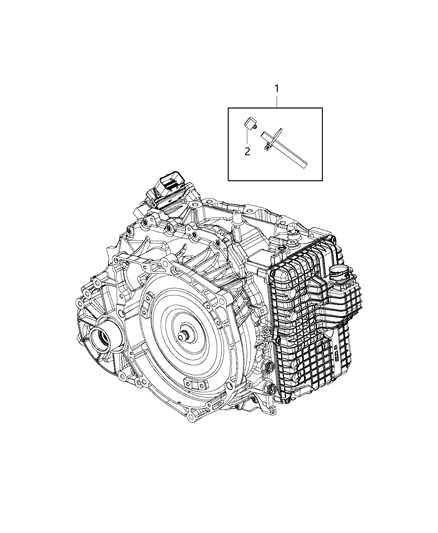 2020 Jeep Compass Vent Assembly-Transmission Diagram for 5281370AA