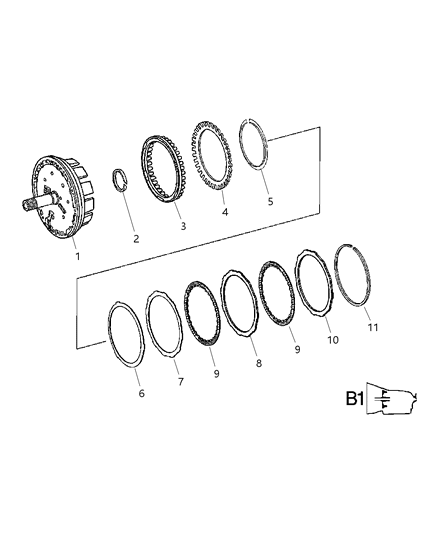 2009 Dodge Sprinter 3500 B1 Brake Clutch Diagram