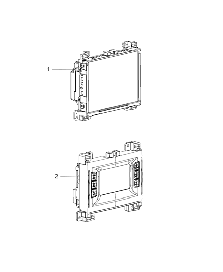 2016 Dodge Charger Radio-Multi Media Diagram for 68258400AD