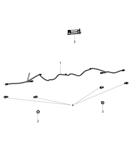 2016 Ram 3500 Module-Parking Assist Diagram for 68141530AH