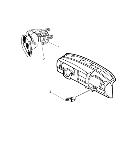 2001 Dodge Dakota Lamp - Dome - Courtesy - Reading Diagram