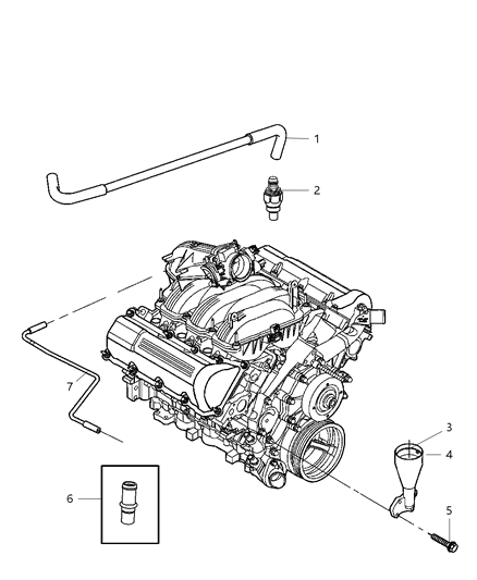 2006 Jeep Grand Cherokee Crankcase Ventilation Diagram 2