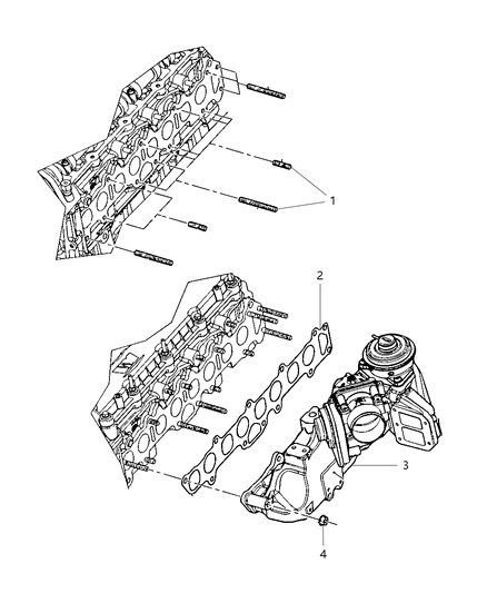 2015 Ram C/V Intake Manifold Diagram 1