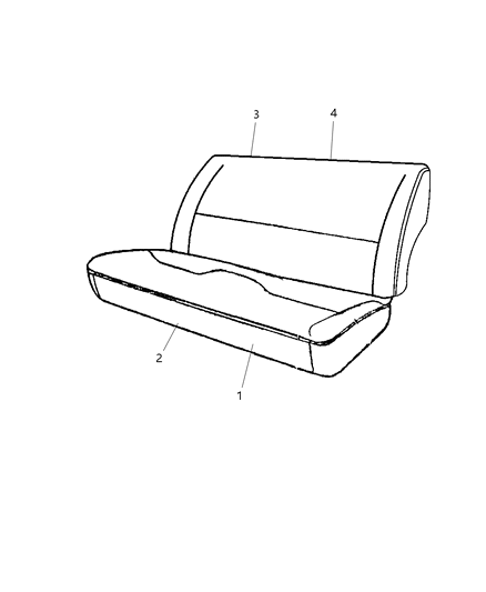 1998 Dodge Neon Rear Seat Diagram 1