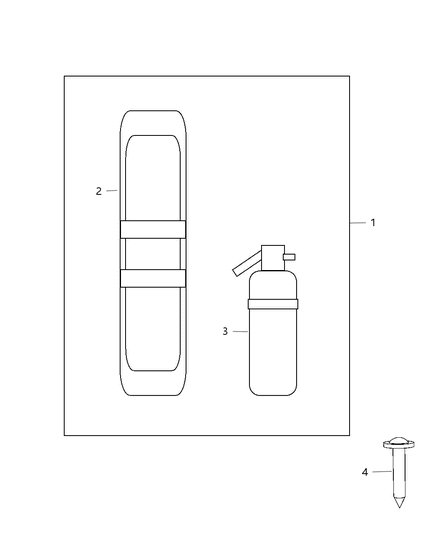 2010 Dodge Avenger Emergency Kit Diagram