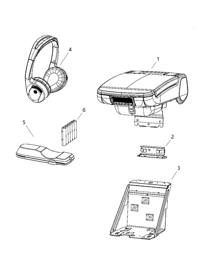 2007 Chrysler Sebring Rear Entertainment System Diagram