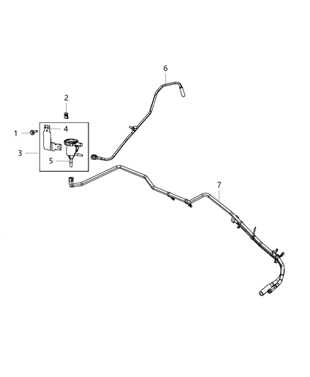 2013 Ram 2500 Bracket Diagram for 55398899AC