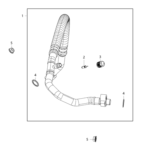 2021 Jeep Gladiator A/C Plumbing Diagram 2