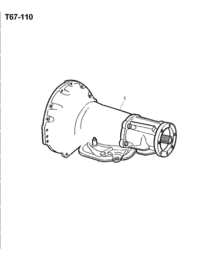 Transmission of Automatic Transmission - 2001 Jeep Wrangler