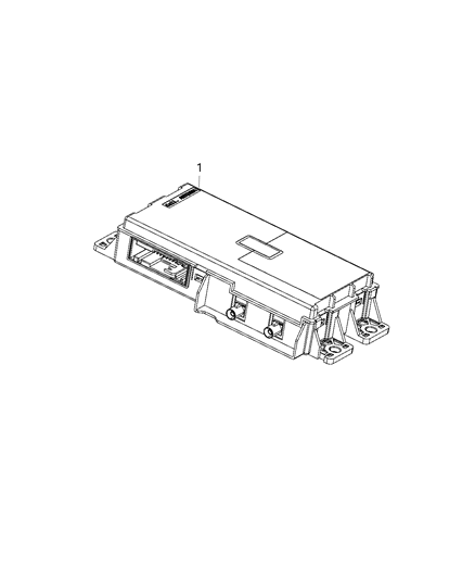 2020 Ram 3500 Cab Chassis Modules, Body Diagram 8