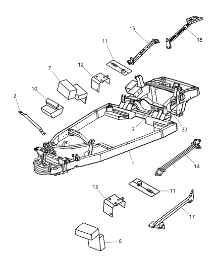 2001 Chrysler Prowler Frame Diagram