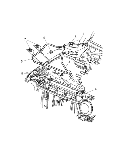 2003 Jeep Liberty Coolant Tank Diagram 1