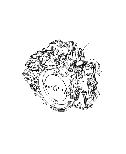 2007 Dodge Caliber Trans Pkg-With Torque Converter Diagram for RX000676AE