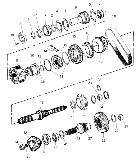 2001 Dodge Ram 1500 Gear Train Diagram 2