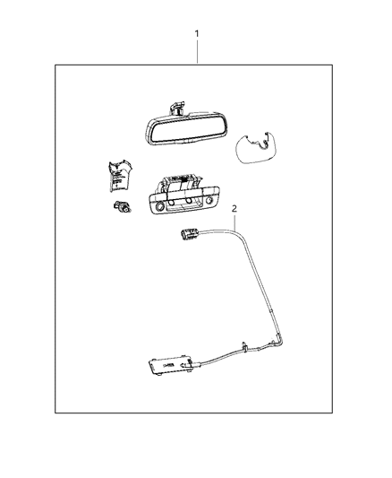 2019 Ram 3500 Pickup Rear Back Up Camera Diagram