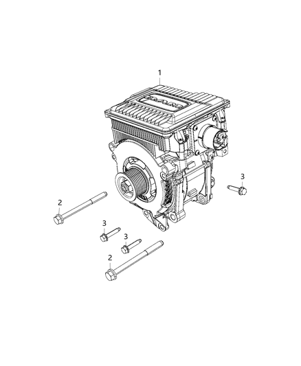 2021 Ram 1500 Generator/Alternator & Related Parts Diagram 4