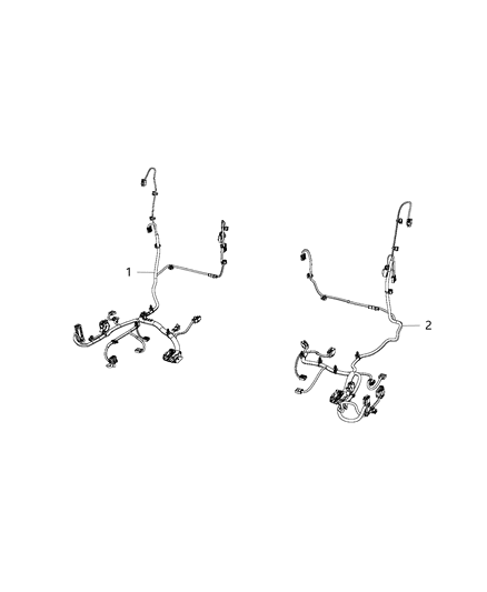 2019 Jeep Compass Wiring-Seat Diagram for 68352900AE