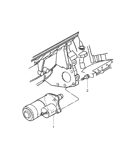 2000 Chrysler Sebring Starter Diagram