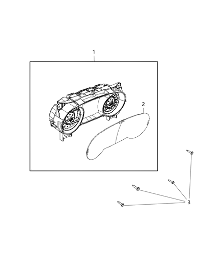 2019 Jeep Wrangler Instrument Panel Diagram for 68377800AD