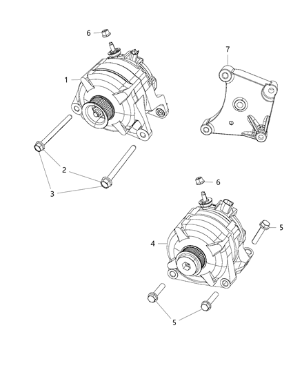 2016 Ram 3500 Alternator Diagram 1