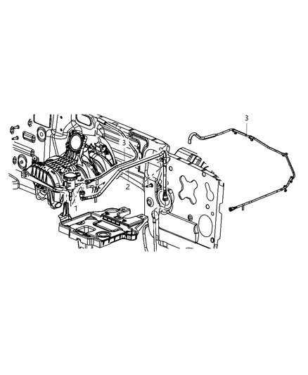 2011 Dodge Nitro Emission Control Vacuum Harness Diagram