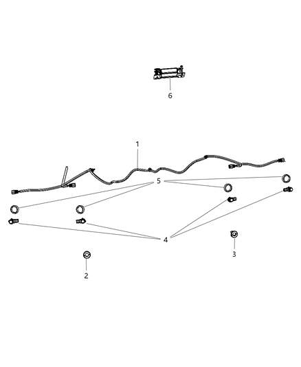 2012 Ram 2500 Module-Parking Assist Diagram for 56038941AA