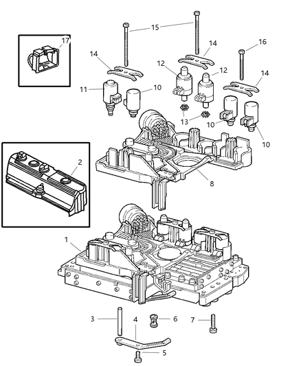 2006 Dodge Sprinter 3500 Electronic - Hydraulic Control Diagram