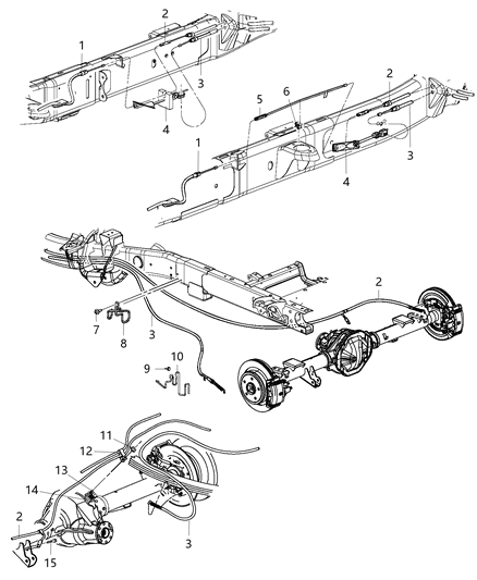 2018 Ram 2500 Cable-Parking Brake Diagram for 4779932AE