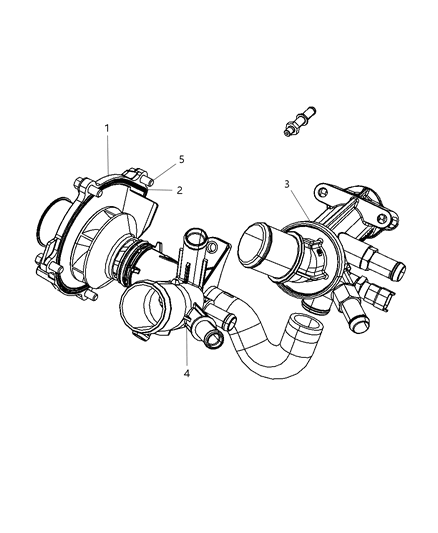 2007 Jeep Wrangler Water Pump Diagram 1