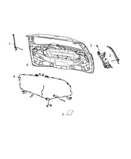 2020 Dodge Grand Caravan Wiring, Liftgate Diagram