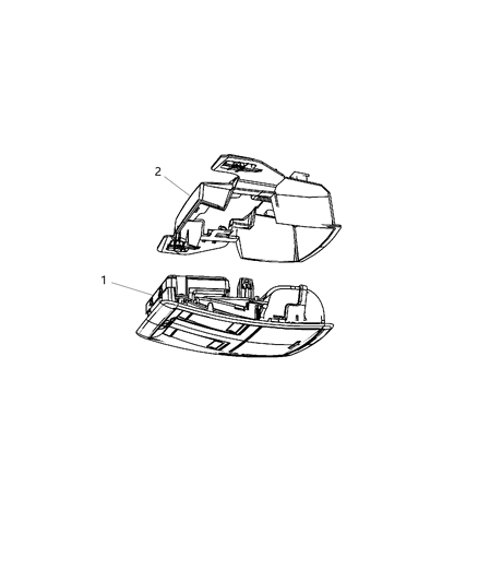 2010 Dodge Challenger Overhead Console Diagram