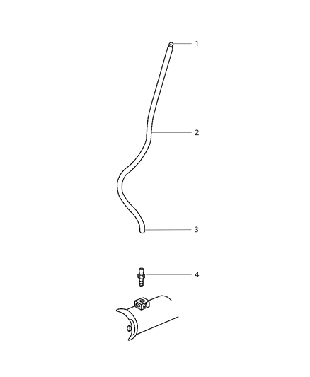 2003 Jeep Liberty Clip-Anti RATTLE Diagram for 52128868AA