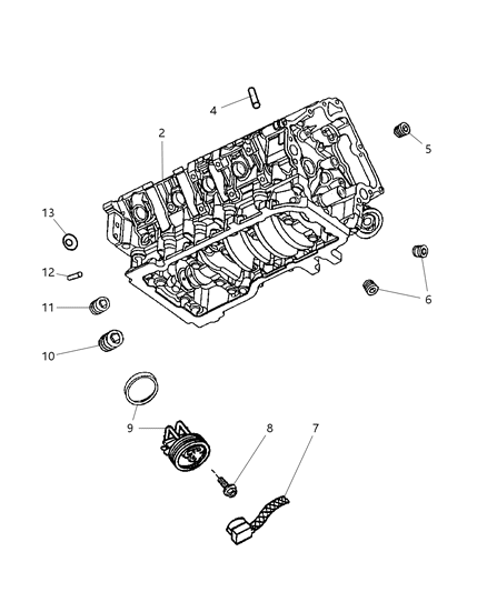 2006 Jeep Grand Cherokee Cylinder Block Diagram 3