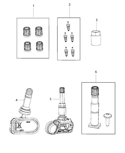 2020 Ram 3500 Tire Monitoring System Diagram