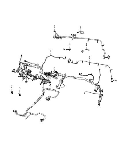 2021 Ram 1500 Wiring - Instrument Panel Diagram