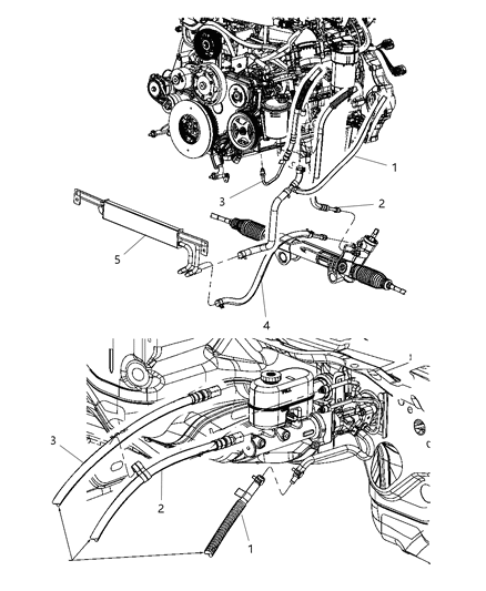 2011 Ram 2500 Power Steering Hose Diagram 3