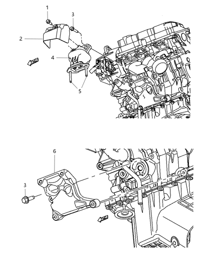 2008 Dodge Magnum Engine Mounting Diagram 4