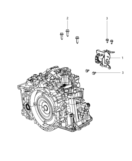 2012 Jeep Compass Mounting Support Diagram 2