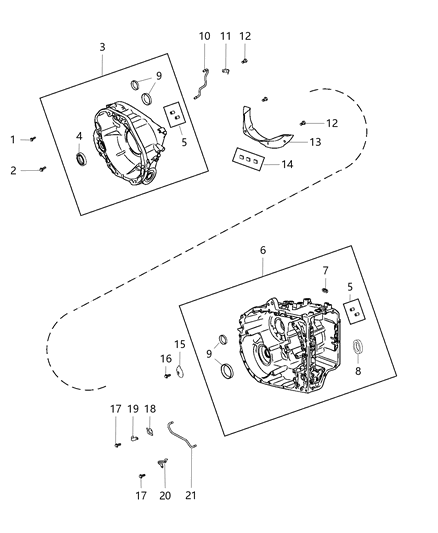 2020 Jeep Compass Plate Diagram for 68372552AA