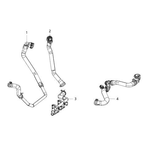 2021 Jeep Wrangler Charge Air Cooler Diagram 1