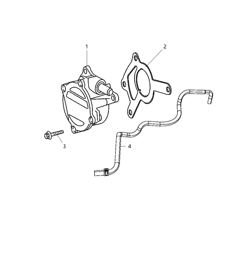 2007 Jeep Grand Cherokee Vacuum Pump And Hoses Diagram