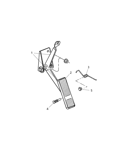 2004 Jeep Liberty Accelerator Pedal Diagram