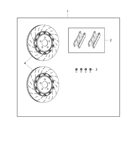 ROTOR-BRAKE Diagram for 68250191AA