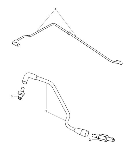 2003 Dodge Neon Tube-POLUTION Control Valve Diagram for 4777501AD