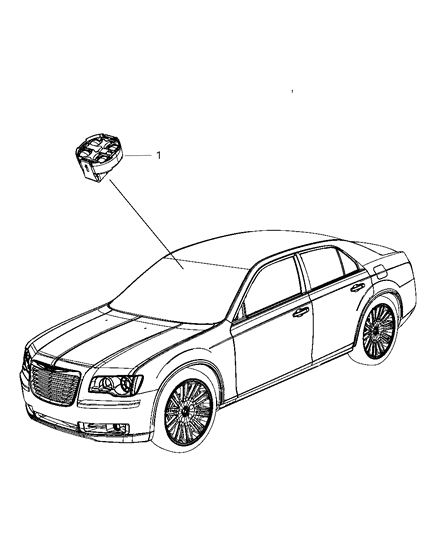 2013 Chrysler 300 Modules, Overhead Diagram