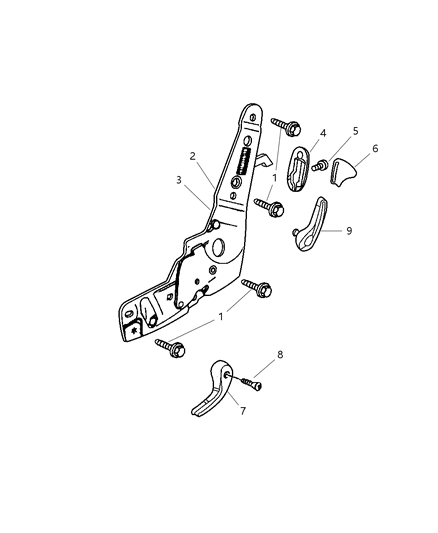 1998 Dodge Ram 2500 Recliner Diagram