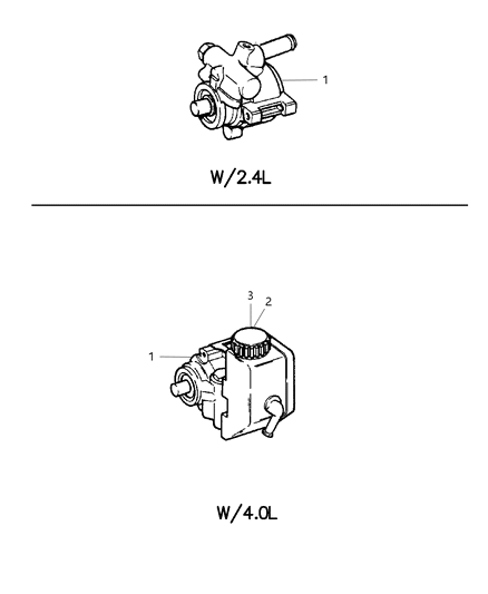 2005 Jeep Wrangler Power Steering Pump Diagram